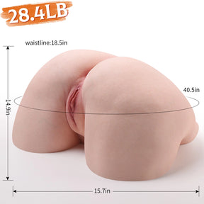 Linda-28.4LB Super Soft Liquid Silicone Big Ass Torso